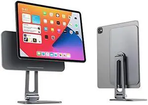 SUREWO Magnetic Stand for iPad Pro,Adjustable Rotatable Floating Magnetic iPad Pro Stand Holder for Apple iPad Pro 11" (Grey for iPad Pro 11")