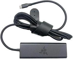XUANKE 20V 3.25A 65W AC Adapter Charger Compatible for Razer RC30-0239 RC30-02390100 USB Type-C