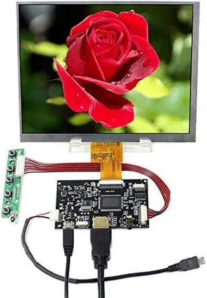 VSDISPLAY 8" 1024X768 IPS LCD 8 inch HJ080IA-01E with HD-MI Controller Board