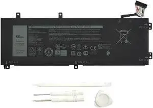 Yafda V0GMT Laptop Battery Compatable with Dell G7 17 7700 Series 4K1VM W62W6 0W62W6 XYCW0 0XYCW0 9TM7D 09TM7D NYD3W 0NYD3W NCC3D 0NCC3D TJDRR 0TJDRR 4KIVM VOGMT