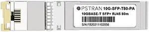 OPSTRAN 10GBASE-T SFP+ to RJ45 Copper Transceiver Module Compatible for Palo Alto Networks PAN-SFP-PLUS-T80 10G SFP+ 80m Cat6a/7