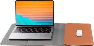 Orbitkey Hybrid Laptop Sleeve | Portable Desk Mat and Laptop Sleeve (Terracotta, 14")