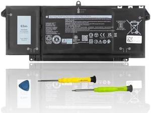 VANPIR 7FMXV 63Wh Laptop Battery Replacement for Dell Latitude 7320 5320 7420 7520 Series TN2GY 9JM71 727CG CN-0727CG 15.2V 3941mAh