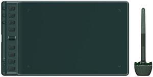 2023 HUION Inspiroy 2 Medium Drawing Tablet with Scroll Wheel 8 Customized Keys Battery-Free Stylus for Digital Art, Design, Sketch, 9x5inch Graphics Tablet Works with Mac, PC & Mobile, Green