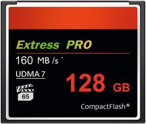 CF128GB CompactFlash Memory Card UDMA Speed Up to 160MB/s Camera Card