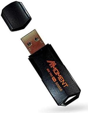 MMOMENT MK700 500GB USB 3.2 Gen2x1 Flash Drive, Read Speed up to 600MB/s, Write Speed up to 500MB/s, Thumb Drive