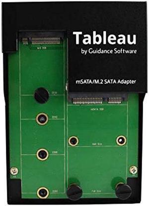 SiForce Tableau TDA3-3 mSATA/m.2 SATA SSD Adapter Bundle with Anti Static Bag