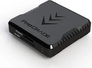 CFexpress Type A and SDXC/SDHC UHS-II Card Reader with Two Slots | USB 3.2 Gen 2 | by ProGrade Digital (PG09)
