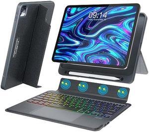OPAKIT Magnetic Backlit Keyboard Case for iPad Pro 12.9(6th/5th/4th/3rd Gen) with Multi-Touch Trackpad, 12.9-inch, 7 Colors Detachable Wireless Magic Keyboard for iPad Pro 2018, 2020, 2021, 2022
