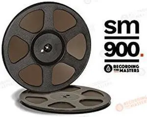 New RTM PYRAL SM900 1/4" 2500' 762m 10.5" Plastic Reel Trident Hinged Box RMG/EMTEC Studio Mastering Tape R34621
