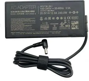 FHSJD 20V 12A 240W AC Adapter Charger Compatible with Asus ROG Strix G15 G513 G513IM-HQ088R G513IM-HQ089R G513IM-HQ090R ADP-240EB B Notebook Power Supply Adapter Cord