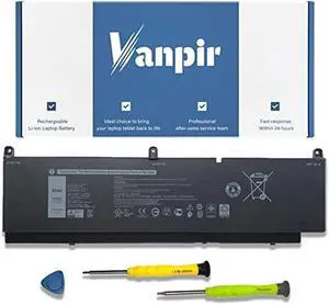 VANPIR PKWVM Laptop Battery Replacement for Dell Precision 7760 7750 7560 7550 Series Notebook C903V CR72X 17C06 447VR 11.4V 95Wh 7922mAh 6-Cell