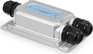 MokerLink Outdoor 3 Port Gigabit PoE Extender, IEEE 802.3 af/at/bt PoE Repeater 90W, 10/100/1000Mbps, 1 PoE in 2 PoE Out, Wall Mount IP67 Waterproof POE Passthrough Switch