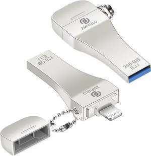 PL ZMPWLQ [iOS MFi Certified] 128GB+256GB iPhone-Photo-Stick iPhone-Thumb-Drive External-iPhone-Storage USB-Flash-Drive-for-iPhone Backup Storage Photo Device Memory Stick for iPhone iPad PC
