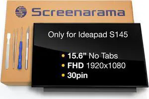SCREENARAMA New Screen Replacement for Lenovo Ideapad S145 (15 inch), FHD 1920x1080, IPS, Glossy, LCD LED Display with Tools