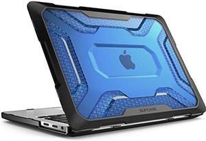 SUPCASE Unicorn Beetle Case for MacBook Pro 13 Inch (2022-2016) M2/M1 A2338 A2251 A2289 A1706 A1708 A1989 A2159, Slim Rubberized TPU Bumper Cover with Touch Bar and Touch ID (Blue)