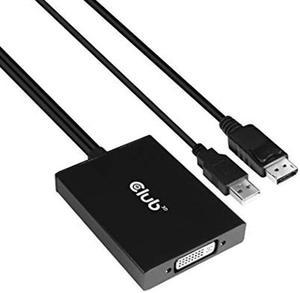 Club 3D CAC-1010-A DisplayPort to Dual Link DVI-D HDCP Off Version Active Adapter M/F for Apple Cinema Displays