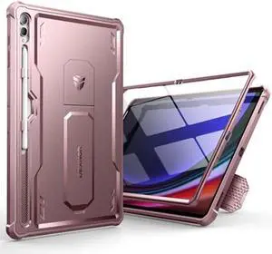 Dexnor Case for Samsung Galaxy Tab S9 Ultra (2023) / Tab S8 Ultra (2022) 14.6 Inch, [Built in Screen Protector & Kickstand] with Pen Holder Heavy Duty Shockproof Full Body Protective Cover-Pink