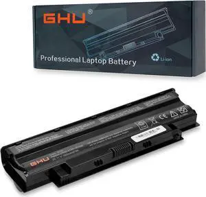 GHU New 9 Cell 87 WH Battery Replacement for J1KND YXVK2 312-0233 312-0234 312-1201 04YRJH 07xfjj 0gk2x6 Compatible with Dell N5010 M5110 M5010 M5040 M5030 N5010 N5030 N5040 N5050 N7110