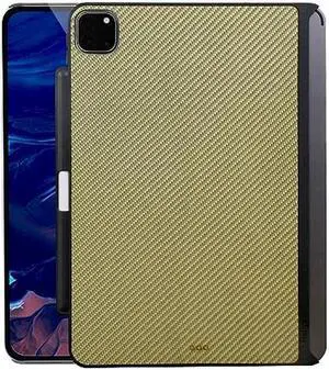 Haflyer Case for 2020/2022 iPad Air 10.9" 4th 5th Gen& 2018/2020/2021/2022 iPad Pro 11" 1st-4th- Magic Keyboard Compatible Case with Pencil Holder (Keyboard Not Included) - (Golden Rice Field)