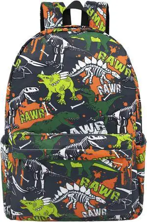 LI-LOVE Backpack for Middle Elementary High School College Student Bookbags Boys Teens Kids Waterproof Backpacks Dinosaur Book Bag Travel Laptop Back Pack