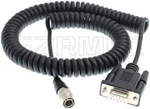 SZRMCC 4 Pin Hirose Male to Serial RS232 DB9 Data Cable for Trimble 5600 3600 Geodimeter Total Station