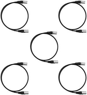 Toronce 3Ft RJ45 CAT5E Ethercon Cable Both Ends with Ethernet Shielded Connectors(5Pack)