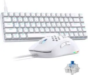 TMKB 65% Percent Keyboard Mouse Combo - Blue Switch