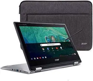 Acer Chromebook Spin 11 Convertible Laptop, Intel Celeron N3350, 11.6" HD Touch Display, 4GB DDR4, 32GB eMMC, 802.11ac WiFi, Wacom EMR Pen, CP311-1HN-C2DV