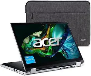 Acer Aspire 3 Spin 14 Convertible Laptop | 14" 1920 x 1200 IPS Touch Display | Intel Core i3-N305 | Intel UHD Graphics | 8GB LPDDR5 | 128GB SSD | Wi-Fi 6 | Windows 11 Home in S mode | A3SP14-31PT-37NV
