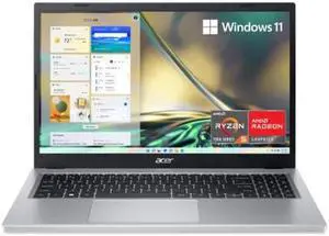 Acer Aspire 3 A315-24P-R2SC Slim Laptop | 15.6" Full HD IPS Display | AMD Ryzen 5 7520U Quad-Core Processor | AMD Radeon Graphics | 8GB LPDDR5 | 256GB NVMe SSD | Wi-Fi 5 | Windows 11 Home