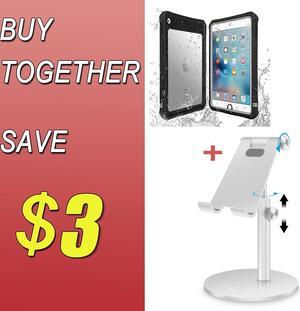Bundle - 2 Items: AICase IPad Mini 4 Waterproof Case and AICase iPad/Phone Stand
