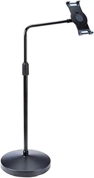 Aidata US-5007W Universal Tablet Extension Arm ViewStand (XL), Black, Universal Spring Bracket Fits to Most 7.9" ~ 13" Tablet, Ergonomic Hands Free Design, Adjustable Viewing Angles
