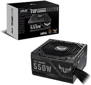 ASUS TUF GAMING 550W Bronze PSU, Power Supply(Axial-tech fan design, Dual Ball Fan Bearings, 0dB Technology, 80 PLUS Bronze Certification, 80cm 8-pin CPU Connector, 6-year Warranty)