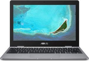 ASUS Chromebook C223 11.6" HD Chromebook Laptop, Intel Dual-Core Celeron N3350 Processor (up to 2.4GHz), 4GB RAM, 32GB eMMC Storage, Premium Design, Grey, C223NA-DH02