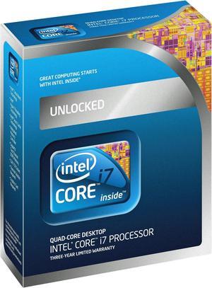 Intel Core i7-875K Processor 2.93 GHz 8 MB Cache Socket LGA1156
