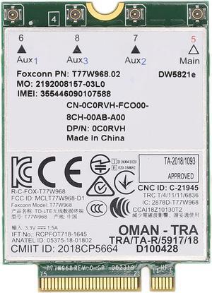DW5821E 3G/4G/5G Wireless Card, Network Adapter WiFi Card, for PCI Express M.2 Specification 3042 Type Key.B Slot, for PC, Laptops