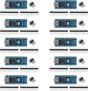 AITRIP 10pcs for Nano V3.0 Micro Controller Module,ATmega328P Moudle Nano Board CH340 Without USB Cable Compatible with Arduino Nano V3.0