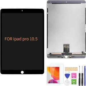 A-MIND for iPad Pro 10.5" 2017 A1701 A1709 LCD Display Touch Screen Assembly Replacement Parts, Tablet Front Panel & LCD Screen Repair,with Tool Set + Screen Protector (Black)