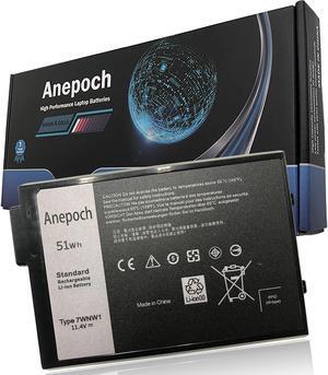 Anepoch 7WNW1 Laptop Battery Replacement for Dell Latitude 7424 5424 5420 Rugged Extreme Series Notebook DMF8C 0DMF8C 11.4V 51Wh 4342mAh 3-Cell