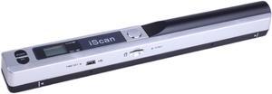 AOZBZ Portable Document Scanner - 900DPI Handheld Portable Scanner Image Scanner Scanning Wand A4 Colour Photo Mobile Scanner Handy Scan, JPG/PDF Format, with 16G SD Card (Silver)