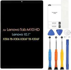 LCD Display for Lenovo Tab M10 HD Screen Replacement for Lenovo Tab M10 HD TB-X306 X306F 10.1 inch Touch Screen Digitizer Glass Assembly with Repair Parts