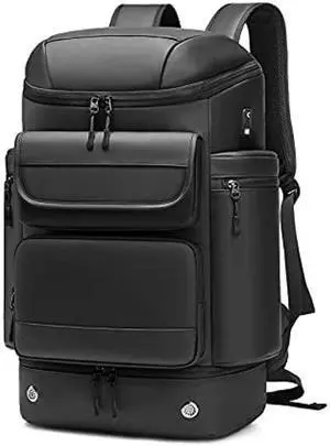 Men large capacity travel backpack,50L waterproof hiking trekking Backpack With separate shoe bag,Business work Laptop Backpack