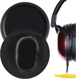 Geekria Elite Sheepskin Replacement Ear Pads for Fostex TH600, TH610, TH500RP, TH900, TH900 MKII, Mass Drop x Fostex TH-X00 Headphones Ear Cushions, Headset Earpads, Ear Cups Cover (Black)