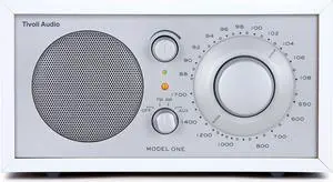 Tivoli Audio Model One AM/FM Table Radio in White/Silver