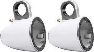 Kicker KMTES8 Tower Enclosures for 8-Inch (200mm) Drivers, Pair, White