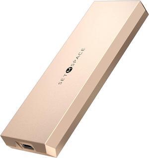 M.2 NVMe SSD Enclosure 10Gbps, Aluminum M.2 Enclosure USB C Data Transfer, M.2 NVME External Enclosure to PCIe M-Key/B&M-Key Support UASP Trim for NVME 2230/2242/2260/2280