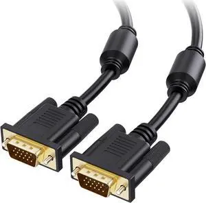 Cable Matters VGA to VGA Cable 100ft with Ferrites (VGA Cord, VGA Monitor Cable, Computer Monitor Cable, VGA Male to Male)