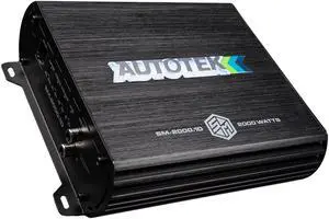 Autotek Street Machine SM-2000.1D 2000 Watt Monoblock Car Audio Amplifier - High Output, Class D, 2 and 4 Ohm Stable, Low Level Input, Mosfet Power Supply