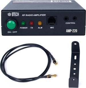 BTECH AMP-220 Amplifier | 30-50W Power Boost for 1.25M Band | Compatible with Handheld Radios | Amplifies Analog and Digital Modes | Ideal for Mobile, Field, & Home Use